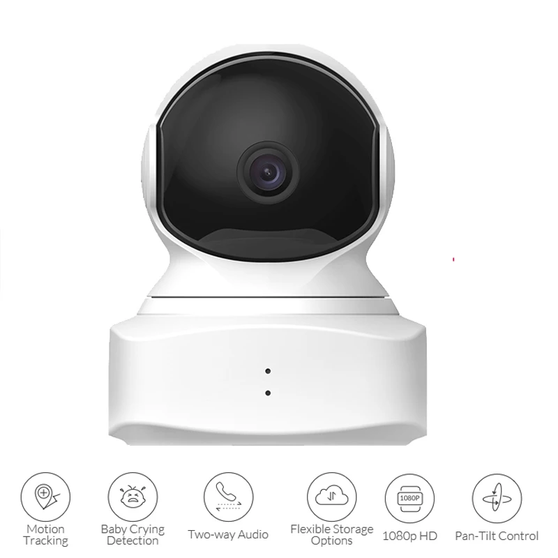 YI облачная купольная камера Детский Монитор IP камера 1080P HD беспроводная Wifi камера панорамирование/наклон/зум домашняя камера безопасности