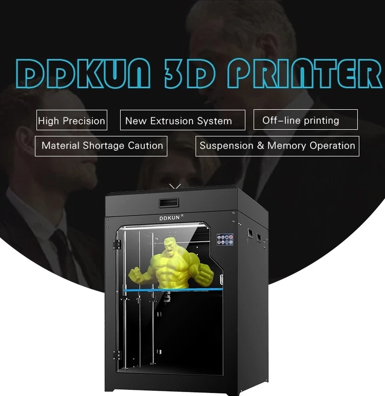 Высокоточный 3d принтер FDM Impresora Formax Diy Kit модульный дизайн 0,4 мм/1,75 мм сопла Impresora 3D с Новой экструзионной системой