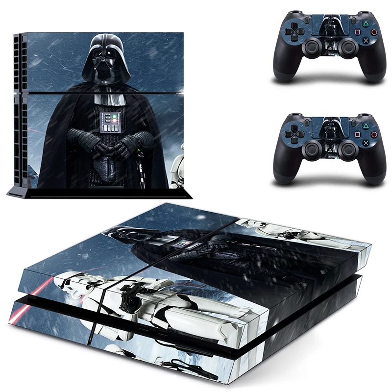 Star Wars наклейка для PS4 виниловая наклейка, стикер для консоли sony playstation 4 и 2 контроллера для Dualshock 4 наклейка для PS4 стикер