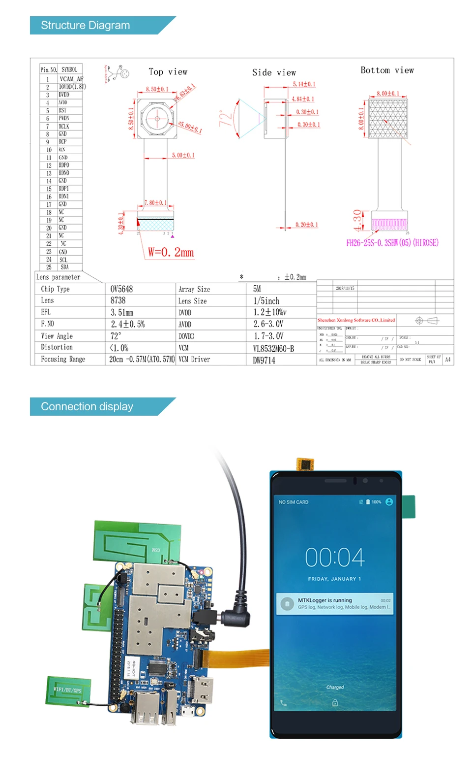 Оранжевый Pi 4G-IOT Set3: оранжевый Pi 4G-IOT+ 5,5 дюймовый черный цветной TFT lcd сенсорный экран+ камера 5 Мп