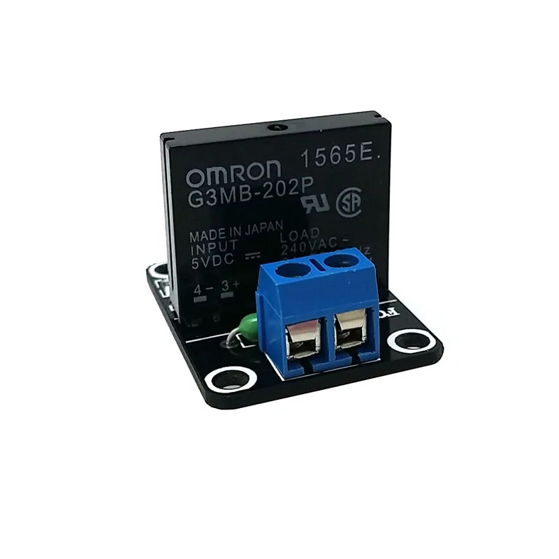 

G3MB-202P 5V DC 1 Channel Solid-State Relay Board Module for arduino High Level Fuse for arduino SSR G3MB-202P