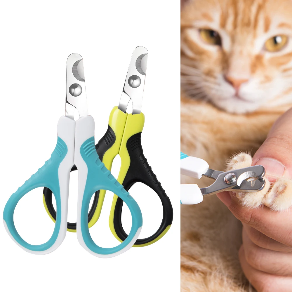 

Professional Pet Nail Clippers For Cats Claws Cat Claw Trimmer Stainless Steel Cat Nail Scissor Cat Claw Cutter