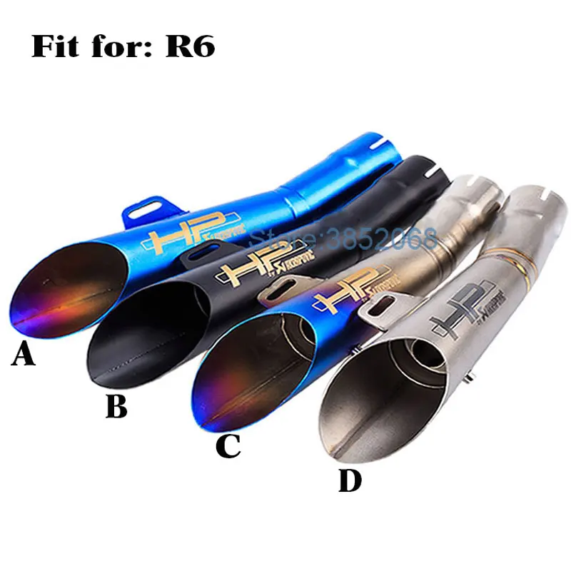 

Universal 51mm Motorcycle Exhaust Pipe Modified roadster Street Car Exhaust HP Akrapovic Laser Exhaust pipe For Ninja ER6N,R6