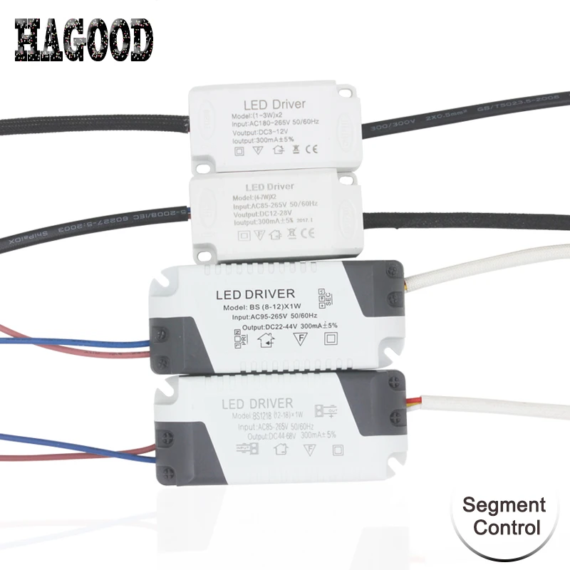 

AC85-265V Segmented Control LED Driver Power Transformer Three-color Segment Control Ballast Suitable for Home Lamp Wall Light