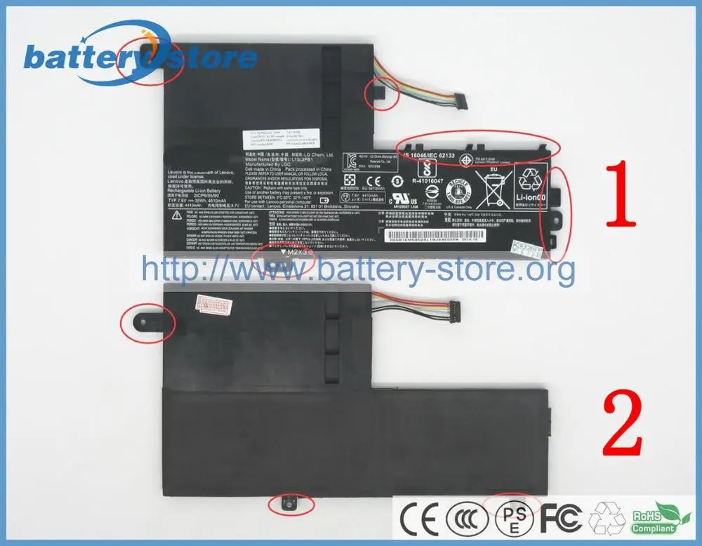 

Free ship 35W Genuine battery L15L2PB1 , L15M2PB1 for Lenovo YOGA 510 , Yoga 510-14ISK , Yoga 510-15IKB