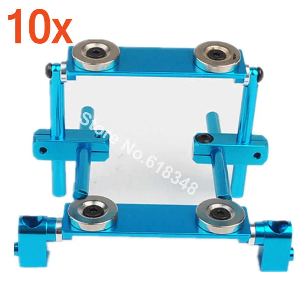 

10 Sets CNC Aluminum Magnetic Stealth Invisible Body Post Mount Kit For 1/10 RC Models Car Drift HSP Sakura HPI Tamiya