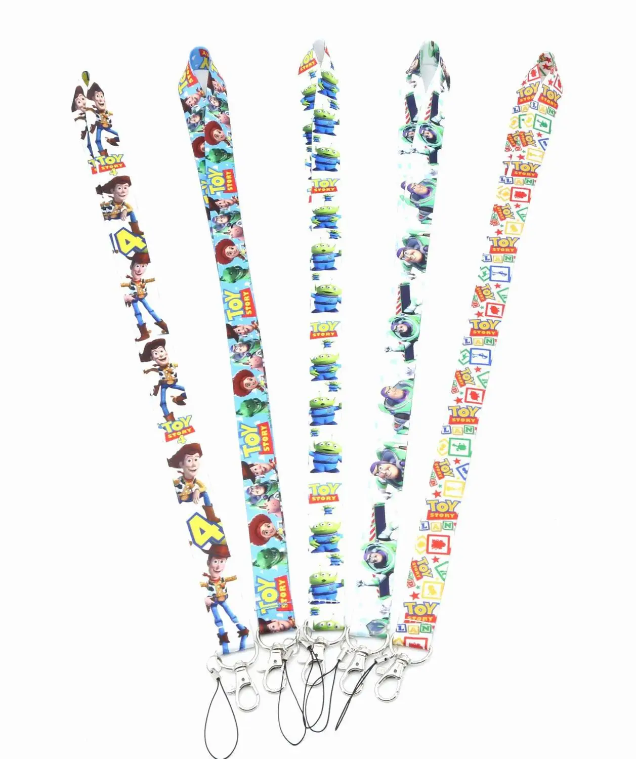 

DHL500pcs Cartoon Toy Story 4 Lanyard Camera Mobile Phone Lanyard Keychain Key Chains Chain Anime Toys Kids Birthday Gift