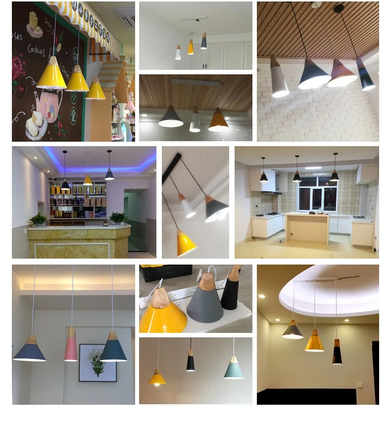 Светодиодные подвесные светильники, современный скандинавский подвесной светильник, Деревянный светильник, алюминиевый Лофт, подвесной светильник для ресторана, кухни, острова, столовой, светильники