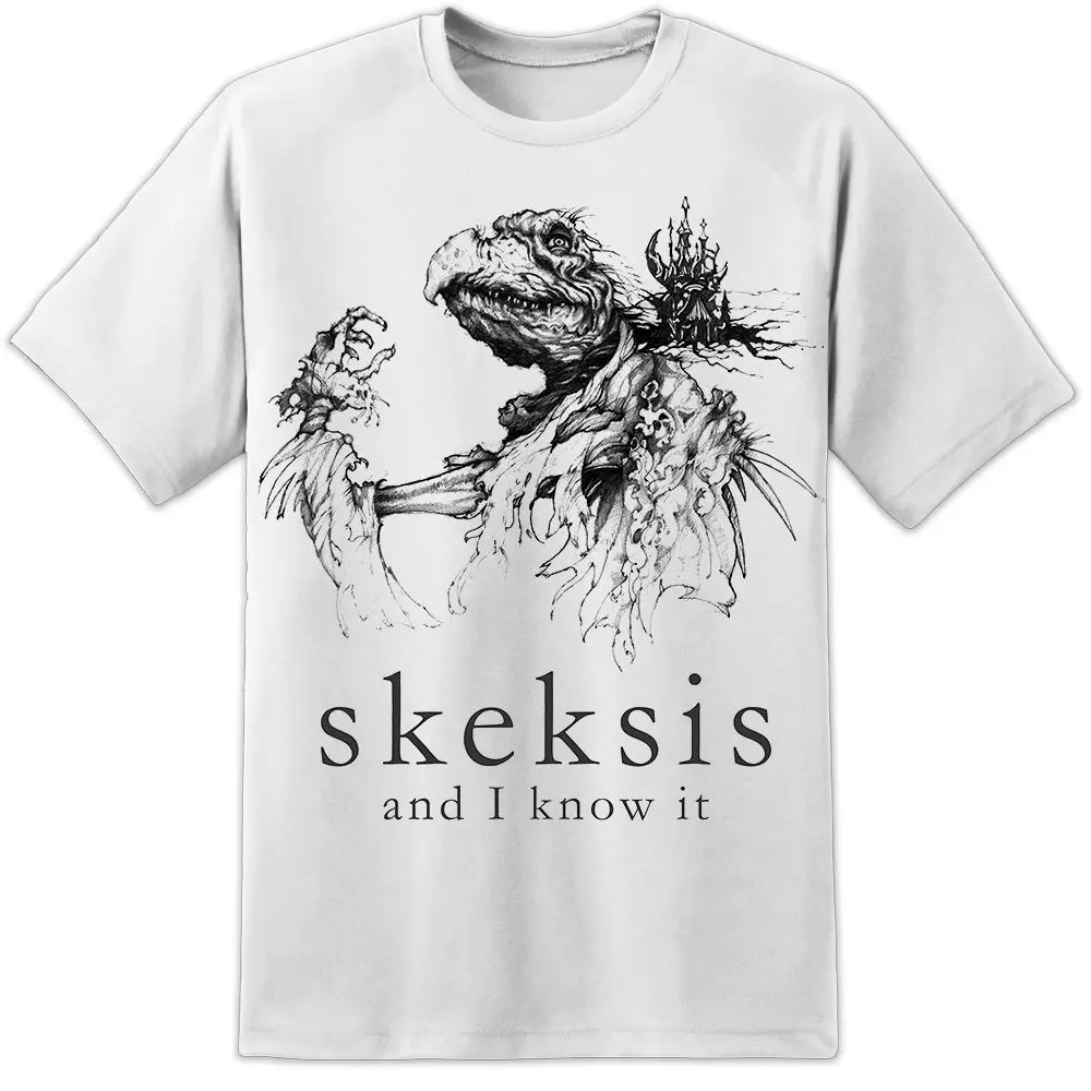Skeksis и я знаю это-темный Кристалл футболка лабиринт Jim Henson Muppets Прохладный повседневное гордость футболка для мужчин унисекс новый