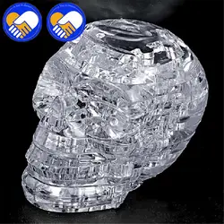 Игрушка мечта 3D Crystal Puzzle DIY головоломки сборки модель игрушка в подарок Череп Скелет Лидер продаж best подарки на Рождество для детей ddecration