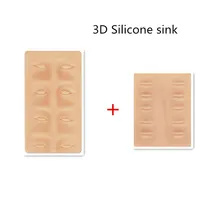 5 шт. 3D Татуировка силиконовая кожа для бровей губ для практики перманентного макияжа 3 шт. для бровей 2 шт. для губ