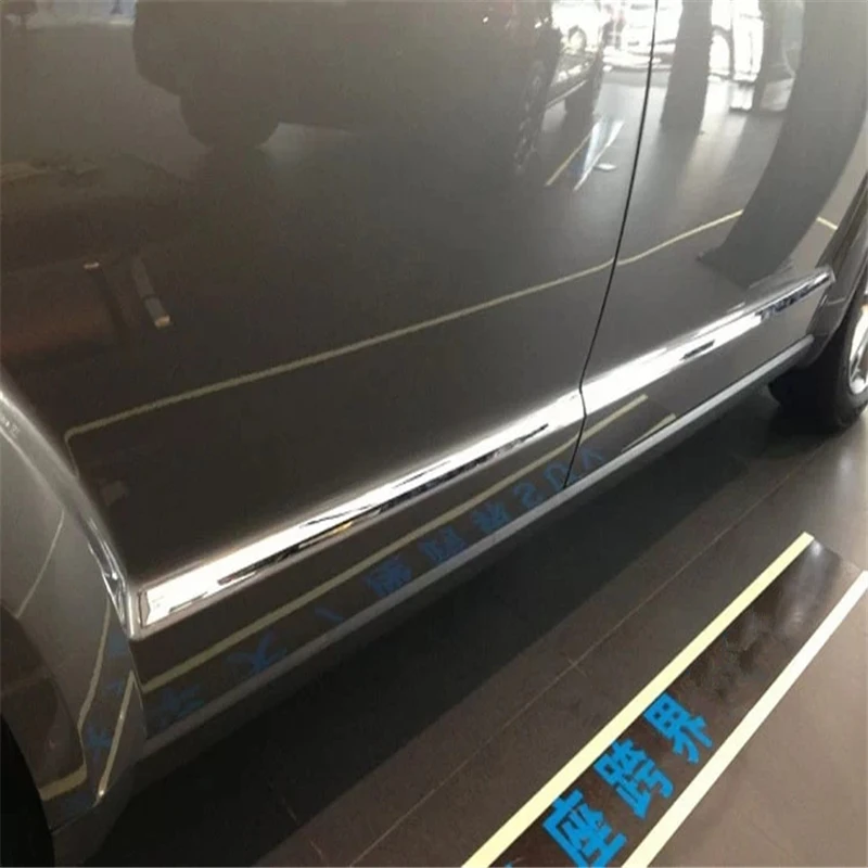 

WELKINRY car auto cover For Fiat Freemont for Dodge JC Journey 2013-2016 ABS chrome body door side moulding antiscuff rib trim