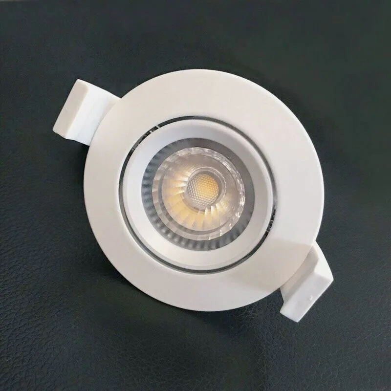 20pcs Diverless LED Downlight 6W-7W AC200-240V Indoor Kitchen Dimmable HV COB Downlighters Hole-cut Dia70mm 4-Year Warranty | Лампы и