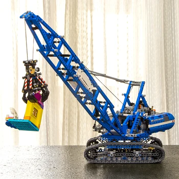 

In Stock 20010 Technic Series Crawler Crane 1401pcs Building Blocks Model Bricks Kits with Electric Motors Power Functions 42042