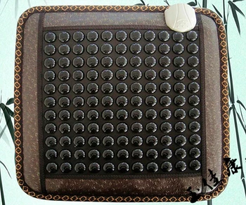 

Best Selling! High-grade Natural Jade Seat Cushion Tourmaline Mattress Summer Cool Mat 1Pcs/Lot 45cm*45cm Free Shipping