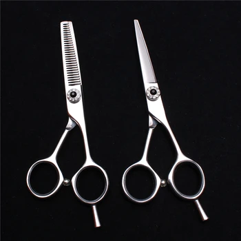 

6.0" 17.5cm 440C Engraving Logo Bang Cut Professional Hairdressing Scissors Thinning Shears Cutting Scissors Hair Scissors C9012