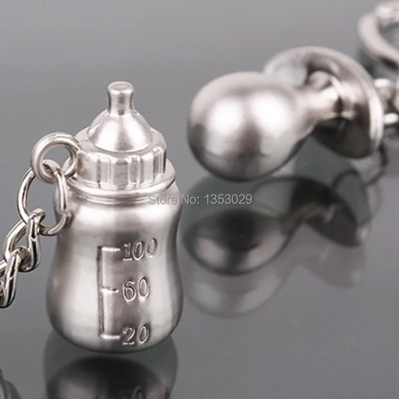 

Free Shipping Baby's Bottle And Pacifier Keychain Wedding Favors And Gifts Wedding Souvenirs Wedding Supplies Baby Shower Favors
