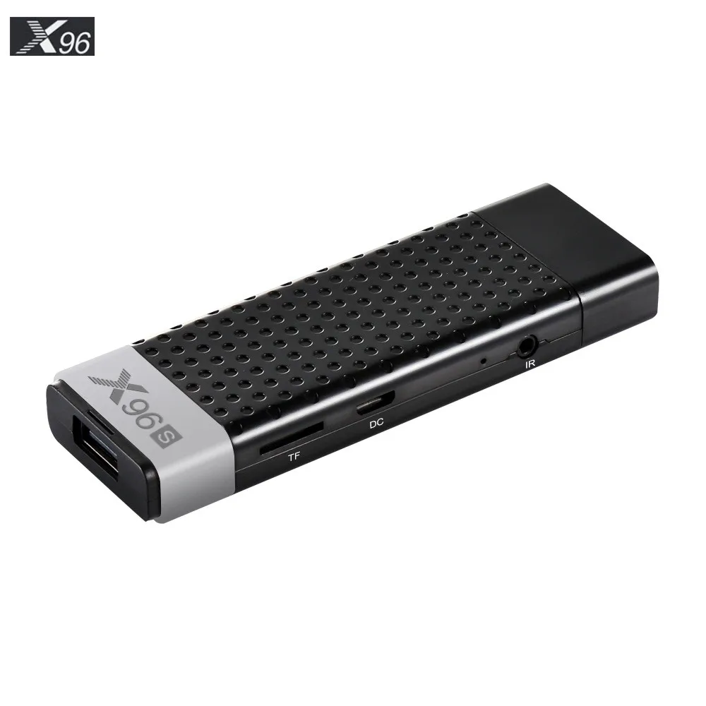 X96 10 шт./лот X96S android 8 1 tv stick amlogic s905Y2 H.265 2 4/5G WI-FI BT4.2 quad Core 64bit | Электроника