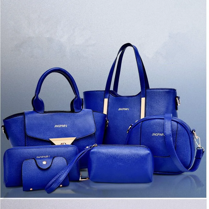 New 2015 women handbags leather handbag women messenger bags ladies brand designs bag Handbag+Messenger Bag+Purse 6 Sets GD05 New 2015 women handbags leather handbag women messenger bags ladies brand designs bag Handbag+Messenger Bag+Purse 6 Sets GD05