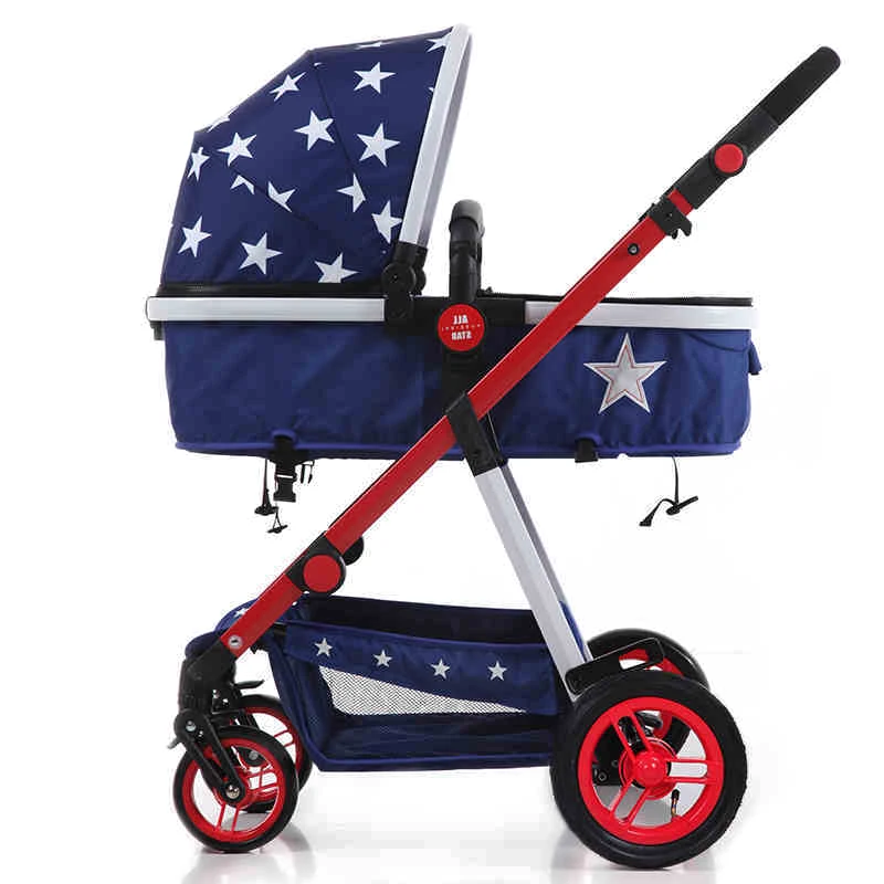

Luxury Baby Stroller High Landscape Baby Carriage Newborn Infant Pram poussette paysage haute kinderwagen