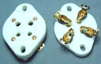

Free Shipping! 300B 2A3 for large four-leg flat Gold-plated tube socket