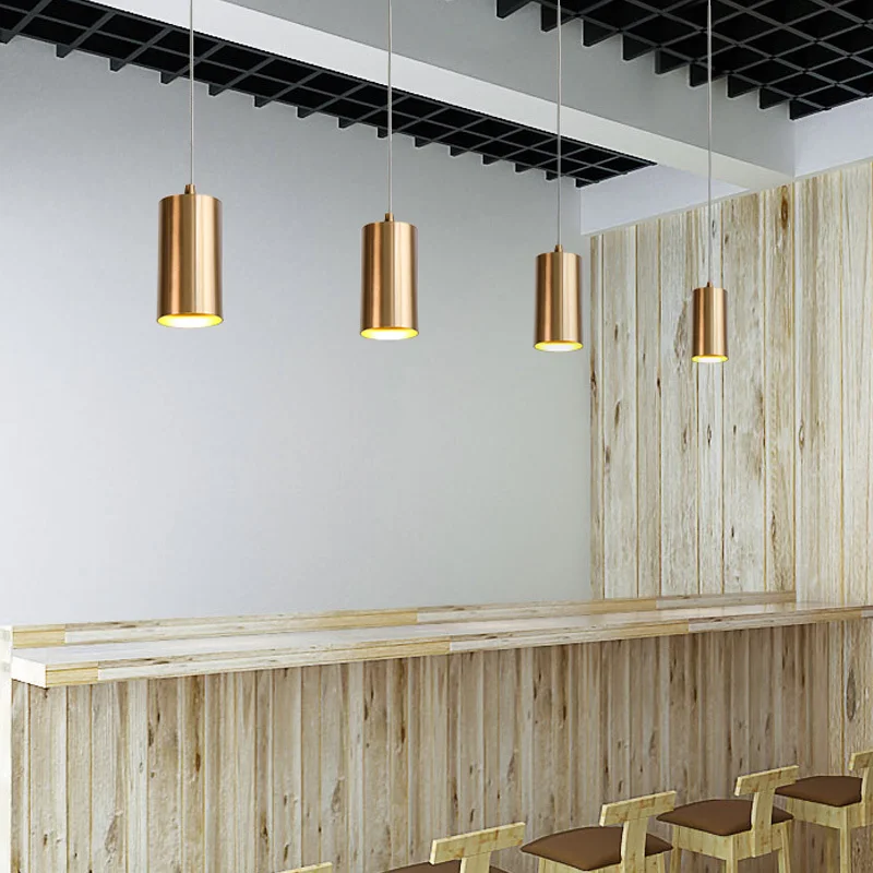 

restaurant bar droplight Postmodern cafe table small cylindrical alignment of bedroom the head of a bed lamp