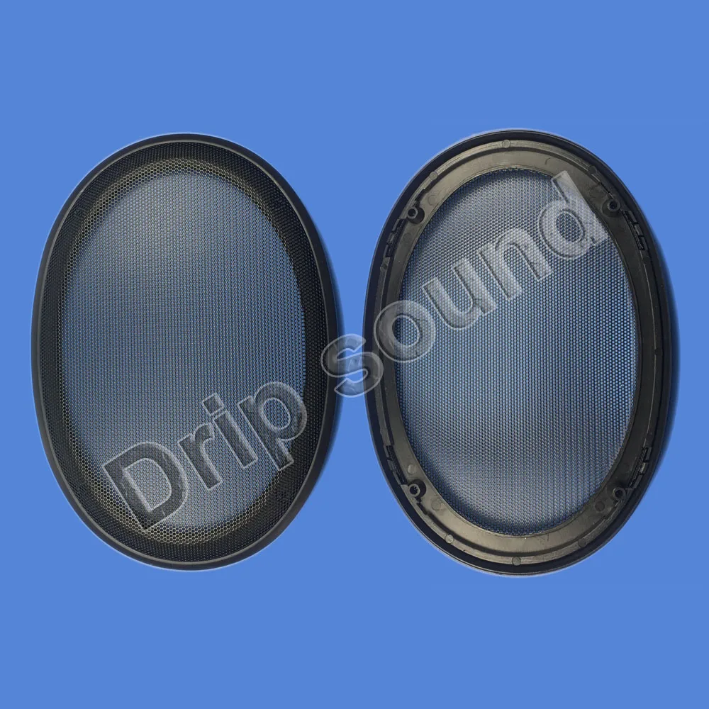 

For 6"x9" 6x9 inch Car Audio Speaker Conversion Net Cover Decorative Circle Metal Mesh Grille Protection