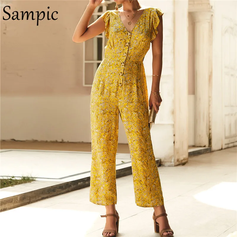 yellow jumpsuits