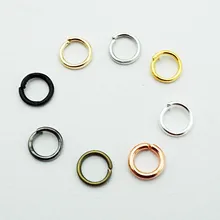 Anéis de pular, anéis de prata/kc dourados/pretos/bronze/dourados abertos para pular, 300 colar pulseira diy, fazer jóias