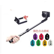 188 автоспуска штатив самостоятельно монопод+ универсальный зажим+ Bluetooth пульт дистанционного управления для Камера телефон Gopro Hero 4 3+/3