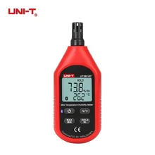 UNI-T Мини Измеритель температуры и влажности UT333/UT333BT(Bluetooth) Крытый Открытый гигрометр с ЖК-подсветкой