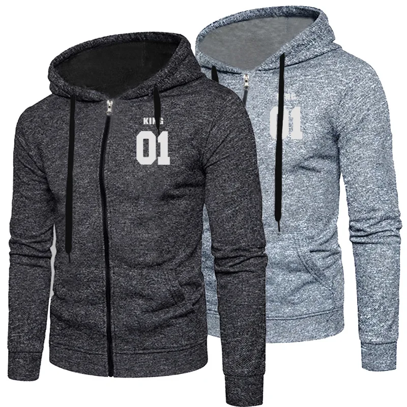 

2019 new Sweatshirt men's cross-border dedicated for digital 01 printing zipper hooded Sweatshirt AliExpress explosion models