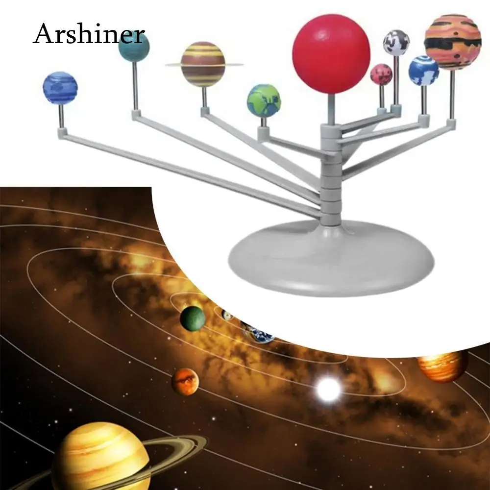 Дети Солнечная Системы девять планет модель «планетарий» комплект астрономическая модель Солнечной системы проекта DIY Дети подарок по