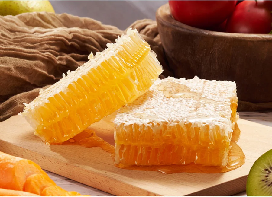 500 г мед гребень мед чистый натуральный дикие жевательные едят в штучной упаковке бытовой мед расческа дети Mifeng дикий мед расческа