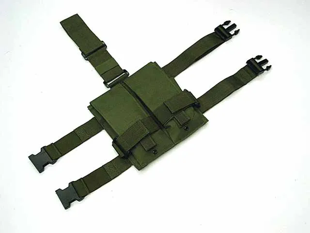 Тактический Страйкбол M4 5 56 двойная нога подсумок Лесной Камуфляж загар черный CP