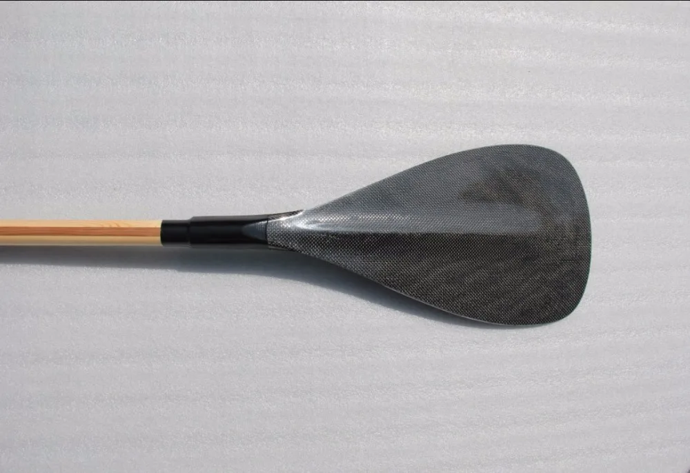 ZJ спортивные высокое качество легкий Аутригер каноэ OC Paddle с углеродного волокна