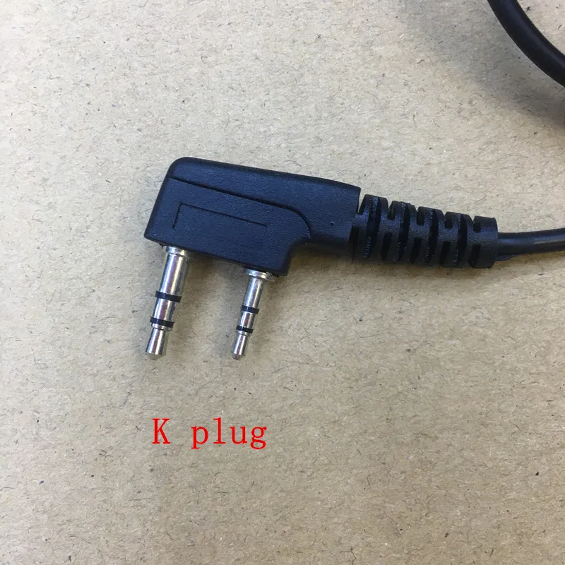 Honghuismart эластичная K разъем 2 штыря наушники для Kenwood baofeng UV5R 888S Quansheng Puxing Weierwei 'd xun
