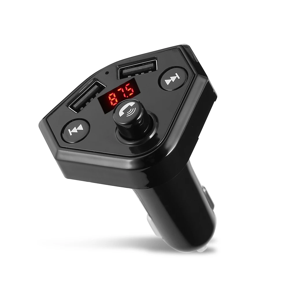 Car Music MP3 Player Dual USB Car Charger Bluetooth V2.1 EDR FM Transmitter Built in microphone