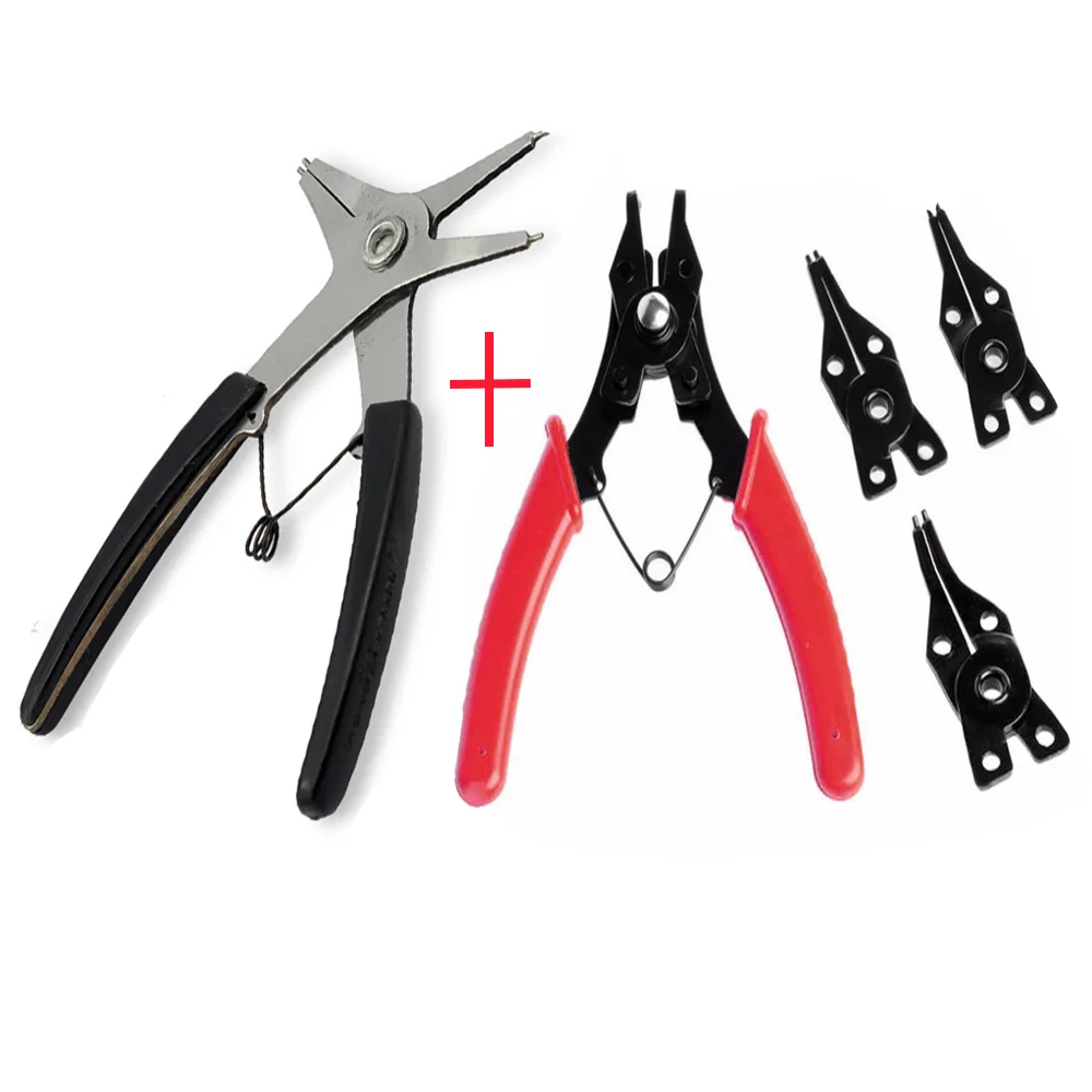  2pcs/set Multifunctional Snap Ring Pliers Multi Tools Multi Crimp