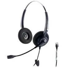 Wantek Arama телефонная гарнитура с микрофоном с шумоподавлением для Aastra Adtran Alcatel lucent NEC AVAYA Plantronics Landline Deskphones