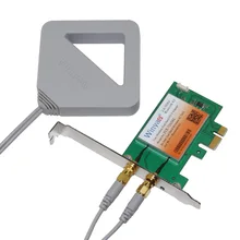 Winyao PCE-7265AC PCI-E X1 для рабочего стола 2,4/Wi-Fi 5 ГГц двухдиапазонный Wi-Беспроводной сетевая карта адаптер сетевого адаптера AC11 867 Мбит/с 2x2 Wi-Fi+ Bluetooth 4,0