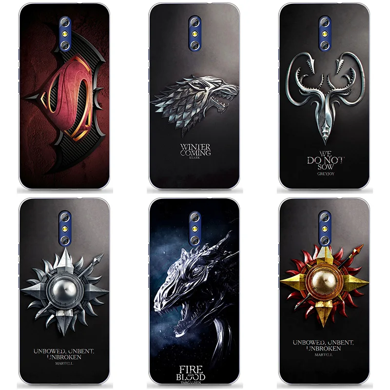

Soft silicone Phone Cases For Doogee BL5000 Soft TPU Back Cover Coque For Doogee BL5000 Print painting symbol style Case