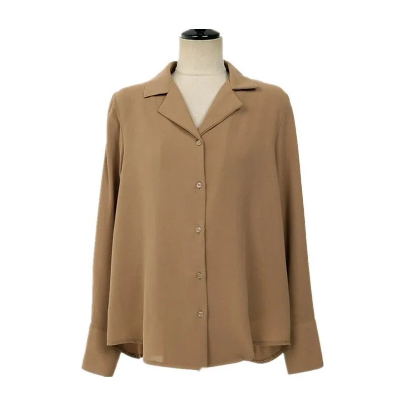  Korean Design Tops Hot Women Autumn Basic Shirt Long Sleeve Blouse Cute Sweet Girls Office Lady Wor