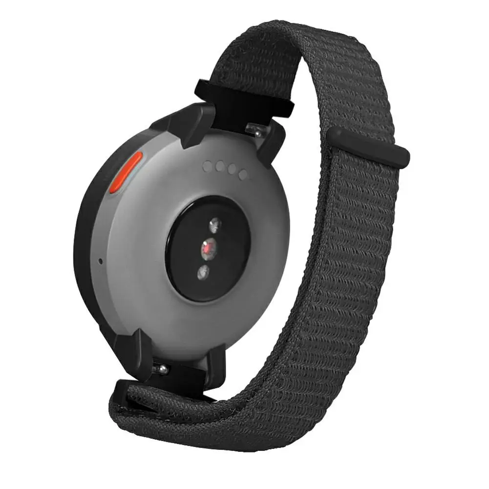 Ремешок для умных часов Huami 3 Amazfit Verge ремешок петля холст сменный ремешок на запястье для Huami3 Amazfit Verge ремешок для часов - Цвет: Black