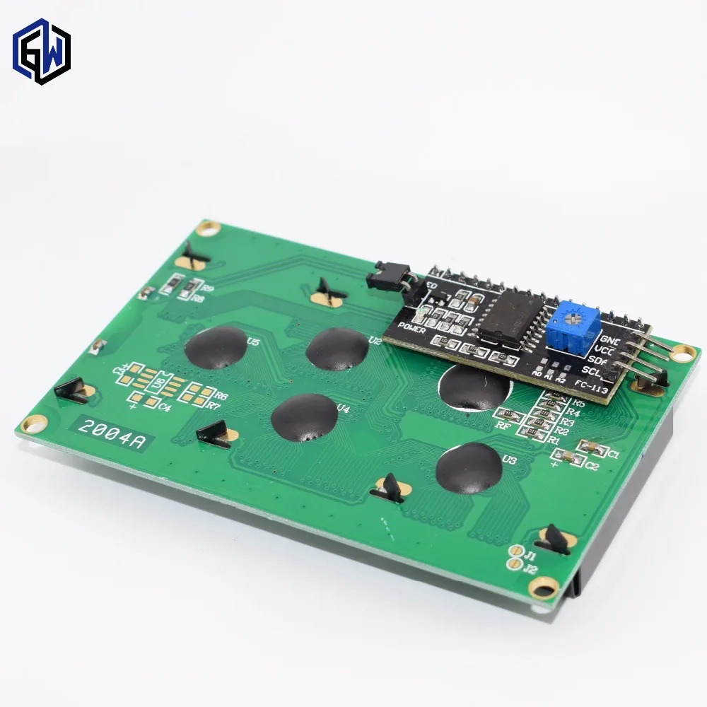 1PCS LCD2004+I2C 2004 20x4 2004A blue screen HD44780 Character LCD /w ...