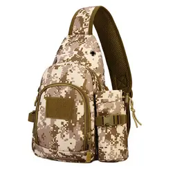 Тактическая Сумка для активного отдыха Molle Daypack военные туристический рюкзак анти-слеза Кемпинг Треккинг Грудь пакет одно плечо нейлон