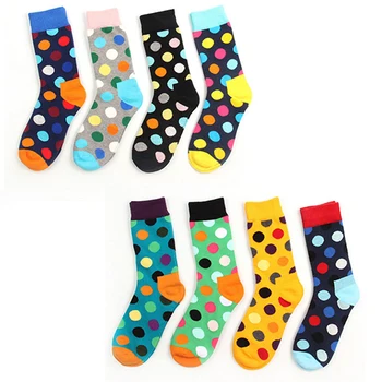 

Classic Women Men Colorful Polka Dot Winter Soft Warm Casual School Socks