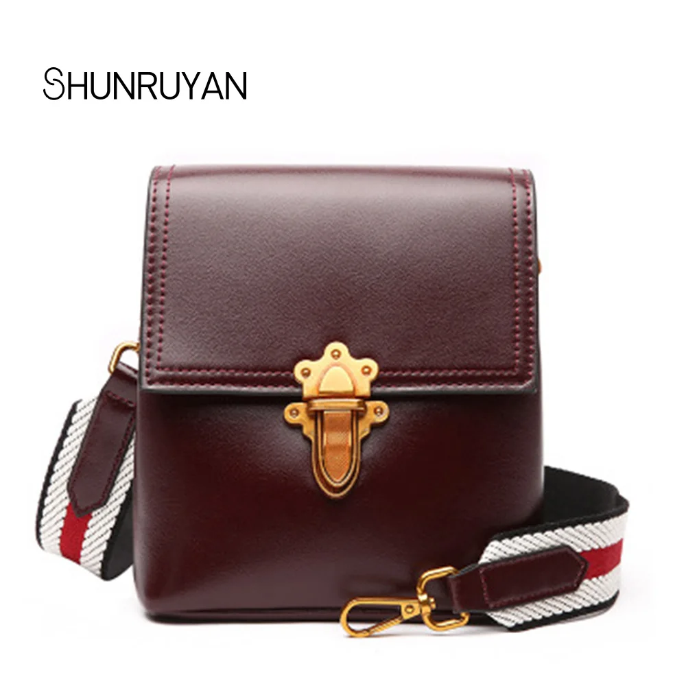 SHUNRUYAN New Brand Design Ladies High Quality Genuine Leather Fashion small Flap Stars model shoulder bag cross body bags SHUNRUYAN New Brand Design Ladies High Quality Genuine Leather Fashion small Flap Stars model shoulder bag cross body bags