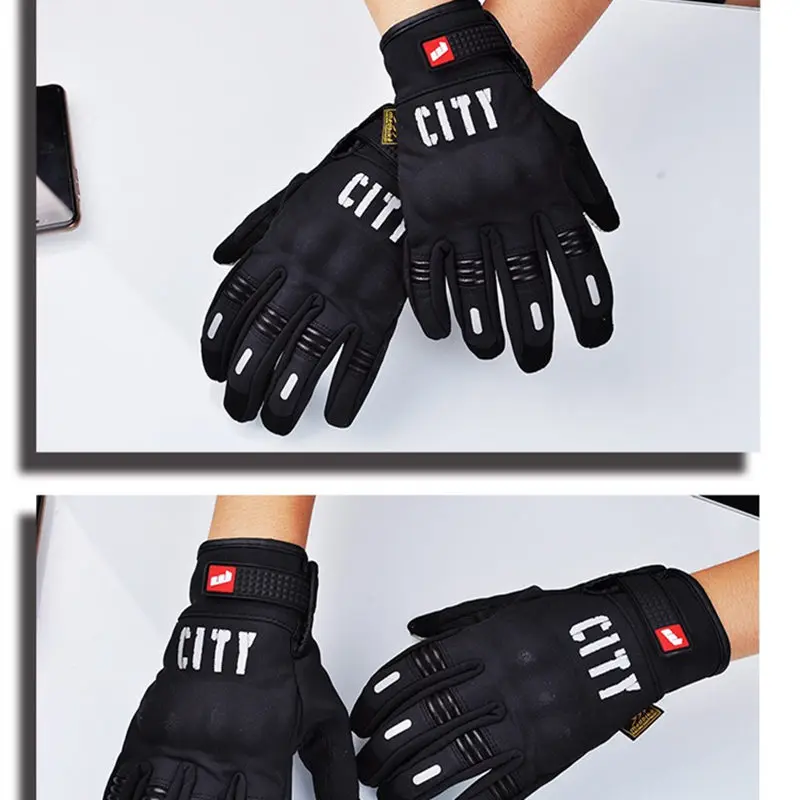 Details about   Motorcycle Hand Protection Smart Phone Touch Gloves Spring Summer Autumn 