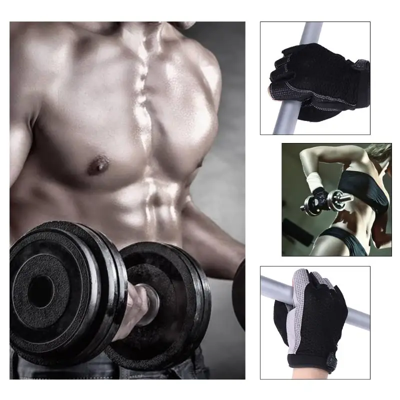 Unisex Gym Weightlifting Gloves Body Building Training Sports Fitness Gloves Gym Exercise Weight Lifting Training Mittens Unisex Gym Weightlifting Gloves Body Building Training Sports Fitness Gloves Gym Exercise Weight Lifting Training Mittens